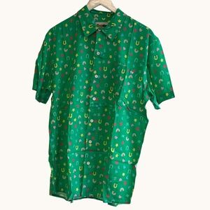 Tipsy Elves St. Patty's‎ Day Lucky Charms Button Down NWOT